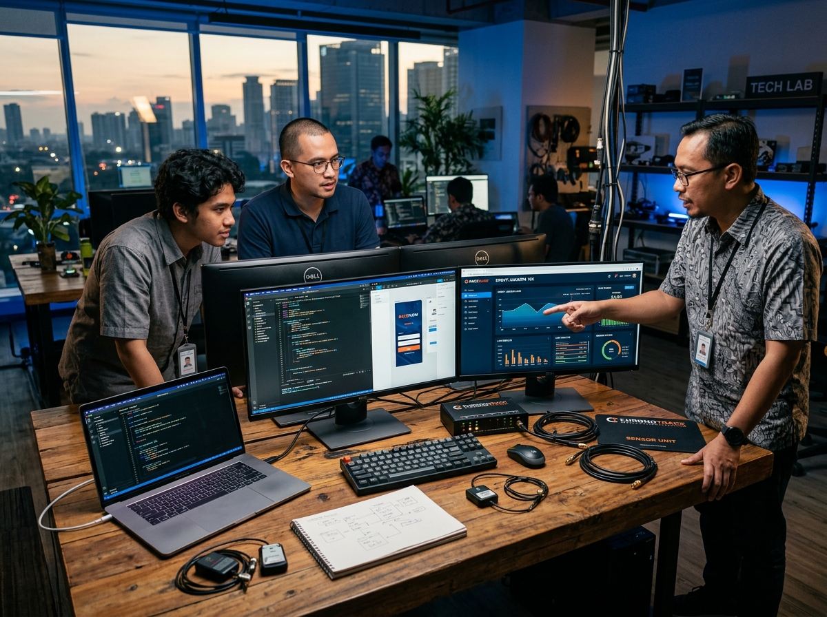 Tim Software Developer dan Teknisi PT Satu Nusa Internasional (SNI)