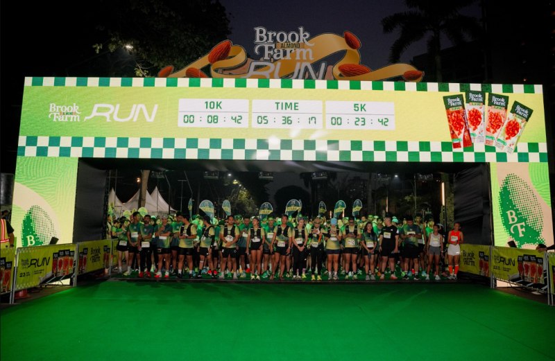Start line gantry dengan display waktu digital