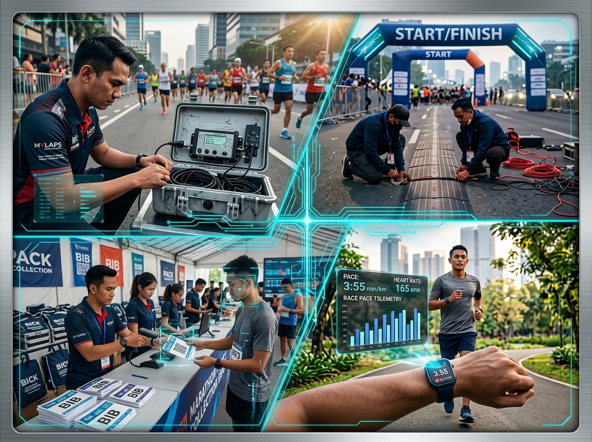 Kombinasi 4 Pilar Teknologi SNI: Timing Hardware, On-Site Operations, Sporticx Platform, dan Remote Racing